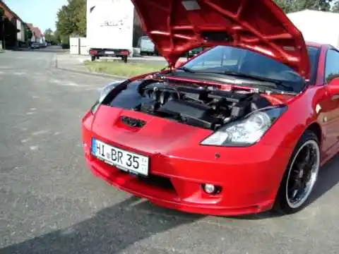 

for toyota celica GT 7th (T230) 1999-2006 Auto Front Hood Bonnet Carbon Fiber Modify Gas Struts Lift Support Shock Damper