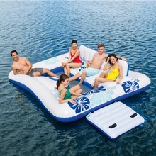 5-6 человек взрослый большой бассейн плавает надувные воды шезлонг бассейн Floatie гигантская вода Река Озеро поплавки игрушки для бассейна