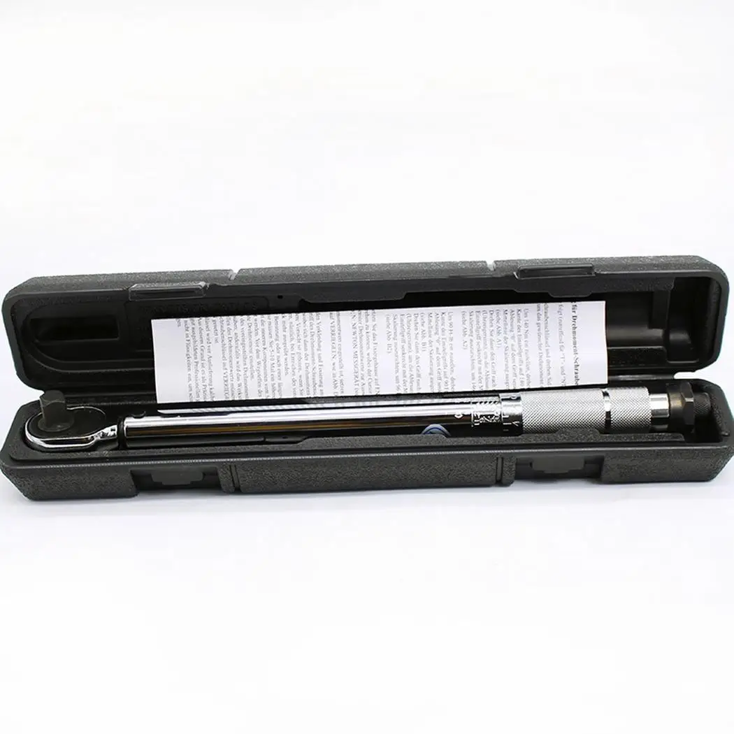 Multifunction Two-way Precise Ratchet Wrench Torque Wrench Silver Repair Tools Single Head Box