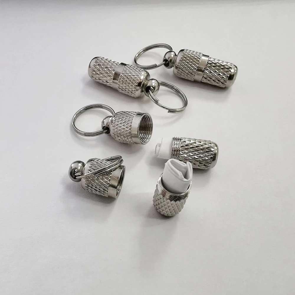 Pet Barrel Tube Collar Lightweight Dog ID Tag Waterproof and Anti-theft Cat Animals Identification Label