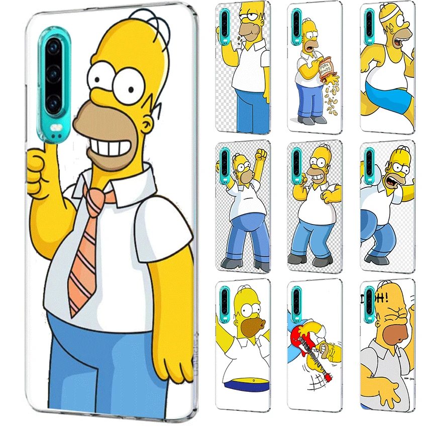 Чехол для мобильного телефона Huawei Honor View 20 8 8X 8C 9 9X Pro Lite Note 10 Play 6A 7A 7C 7X Cover Homer J.