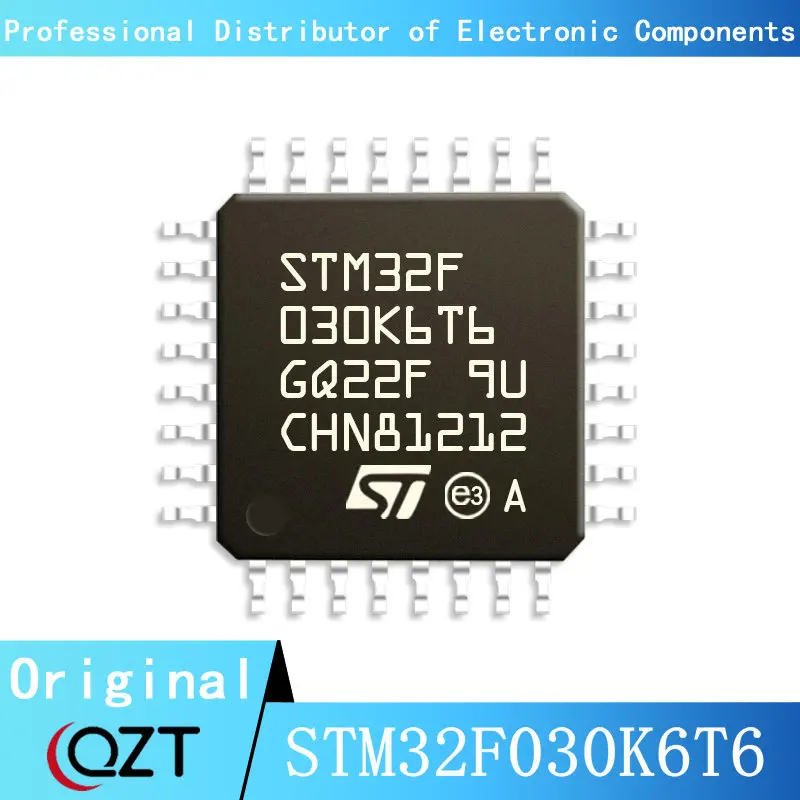 10pcs/lot STM32F030 STM32F030K6 STM32F030K6T6 LQFP-32 Microcontroller chip New spot stm32f030 32f031 c8t6 f4p6 k6t6 r8t6 cct6 c6t6 rct6 f6p6 qfp