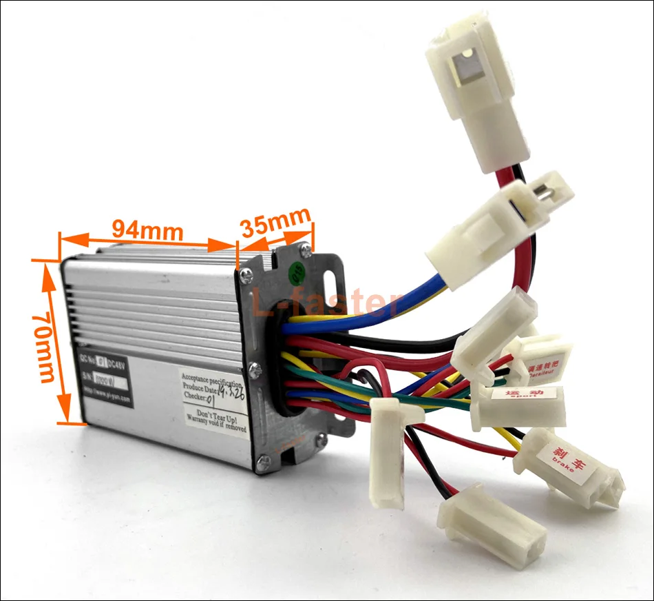 Ersatzteil ElektroScooter Motor Controller 48V 30A Modell OK10S 1000W