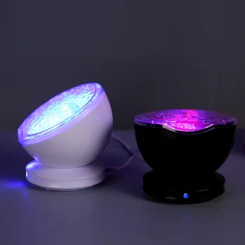 

Sleep-aid Ocean Projection Lamp LED Starry Sky Projector USB Colorful Ocean Wave Master Projector Night Light