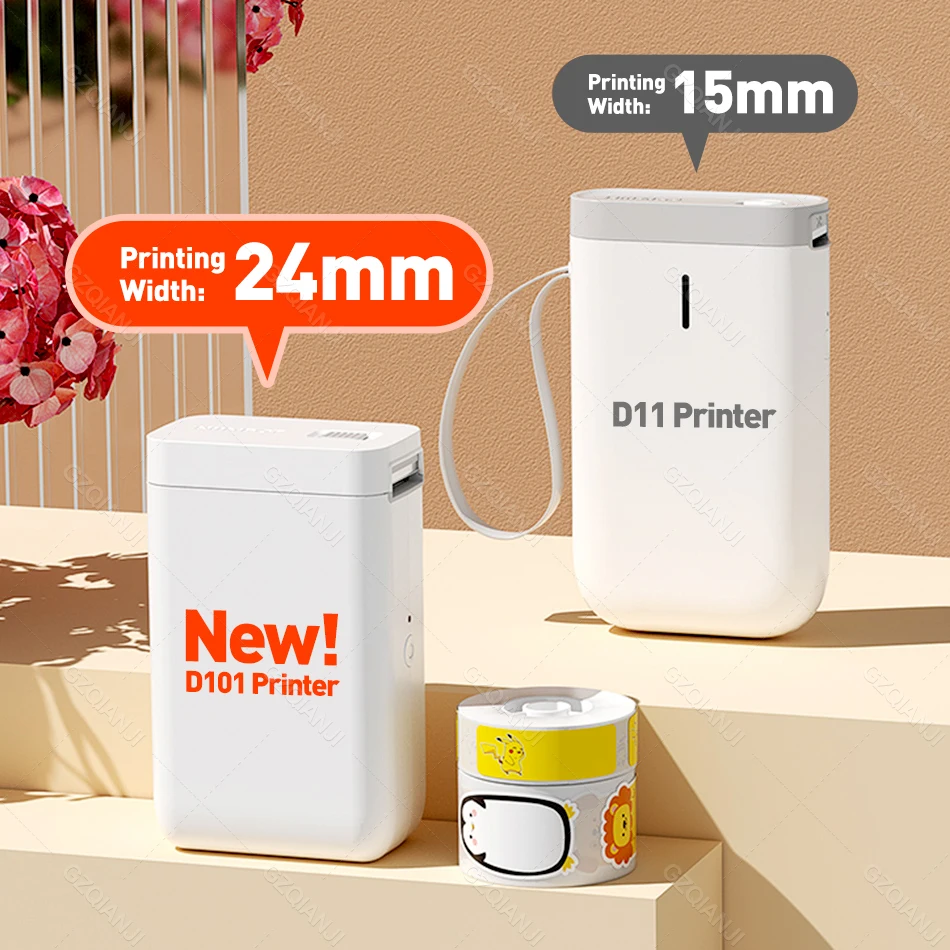 Toutes nos imprimantes,Mini-imprimante thermique Portable sans fil,203dpi,bluetooth,étiquette