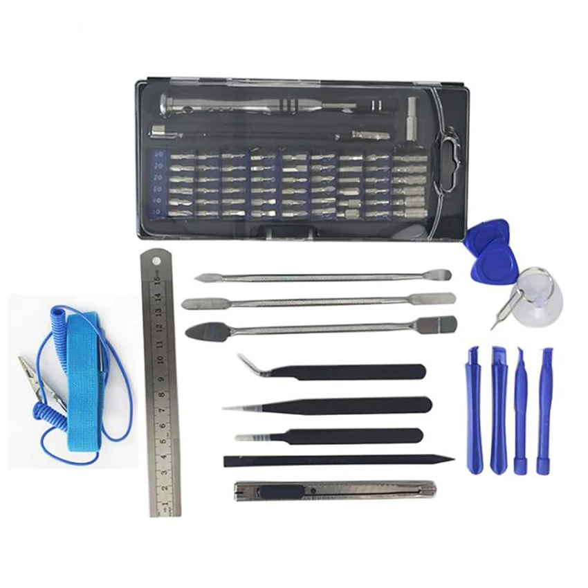 

75 In 1 Precision Screwdriver Set Repair Tool Kit Magnetic Chrome Vanadium Alloy Steel Bits for Phone Cellphone PC Electronics