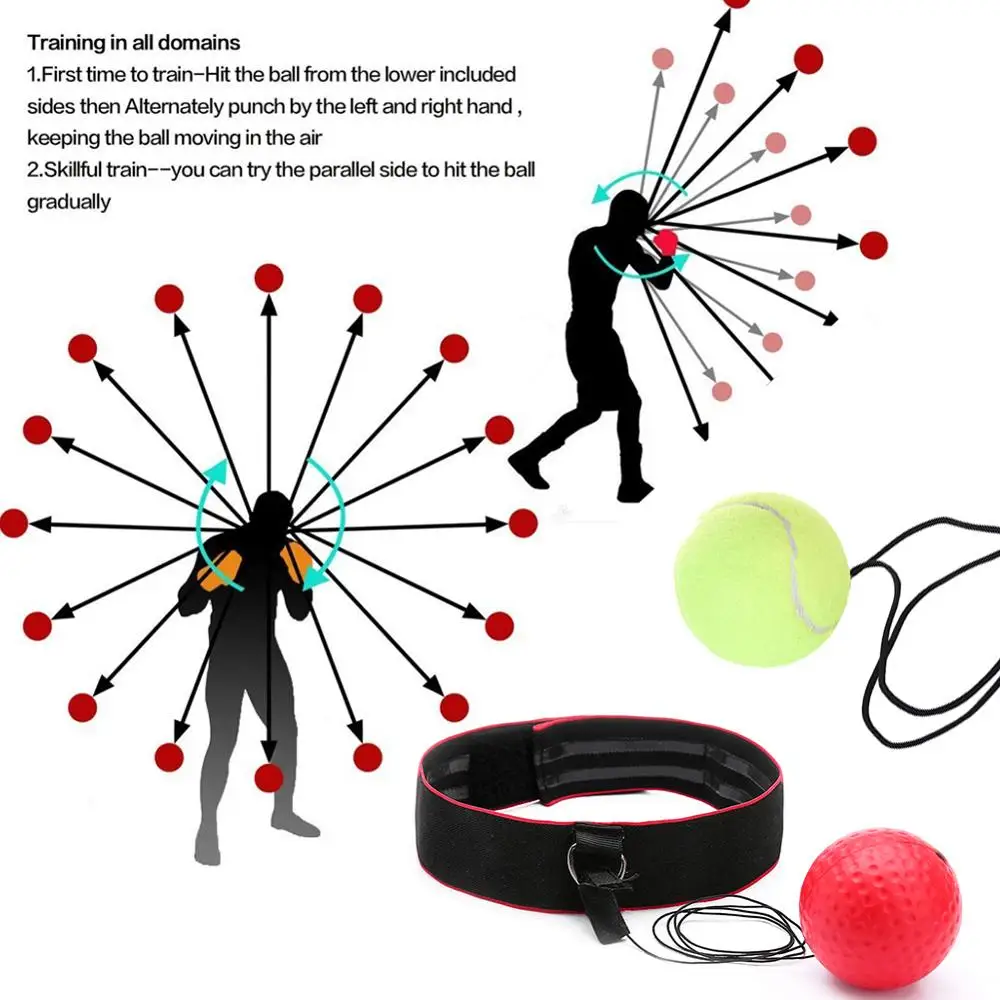 Boxing Speed Ball Boxing Equipment Training Accessories Reflex Speed Ball Muay Thai Trainer Quick Response Punching Fitness