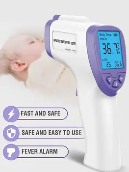 

In-stock Electronic Thermometer Non-contact Infrared Human Forehead Thermometer With LCD Display For Child/Adult/pet