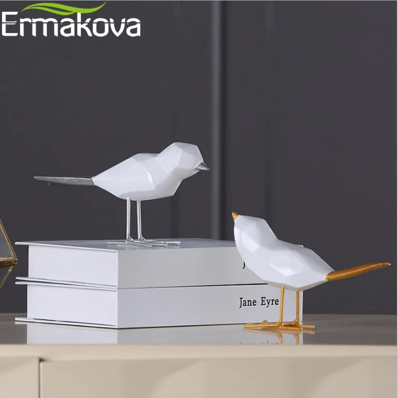 Современная Милая Статуэтка ERMAKOVA из смолы европейские украшения Геометрическая