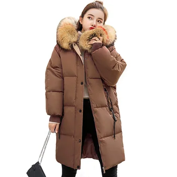 

Breasted Buttons Womens Winter Jackets Hooded Warm Thicken Female Coat Coats Parka Oversize Casaco Feminino Inverno
