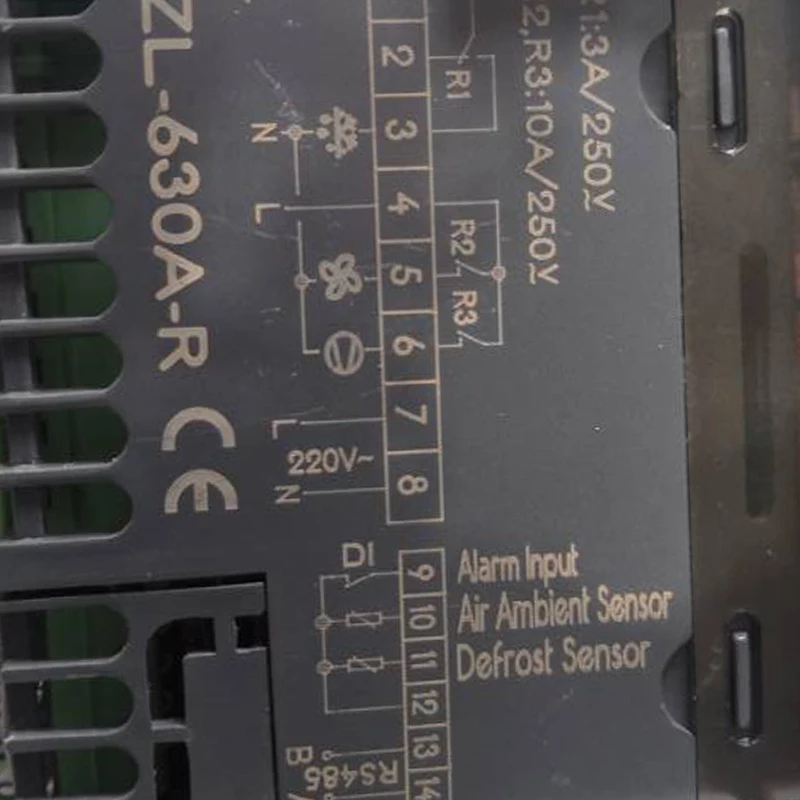 ZL-630A-R, контроллер температуры RS485, цифровой регулятор температуры холодного хранения, термостат, с Modbus