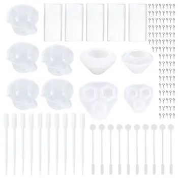 

1Set Crystal Epoxy Resin Mold Diamond Jewelry Casting Mould Handmade DIY Crafts Q0KE