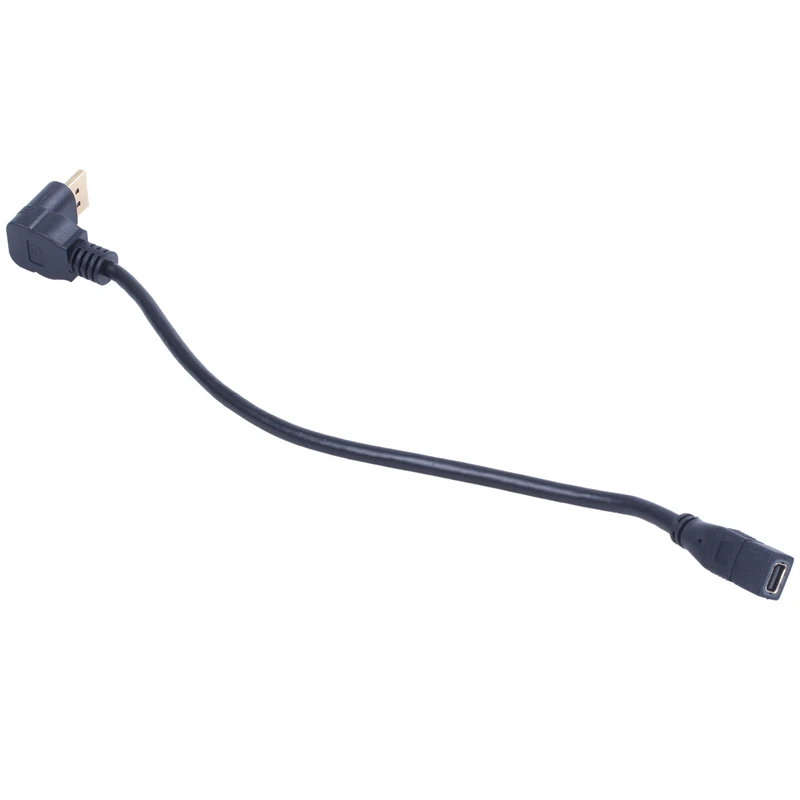 Удлинительный Кабель-адаптер для Mini Displayport с углом 90 градусов до локтя 0,3 м