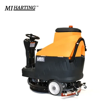 

Ride On Industrial Automatic Floor Scrubber Tile Washing Cleaning Dryer Machine For Factory Supermarket Hotel M65