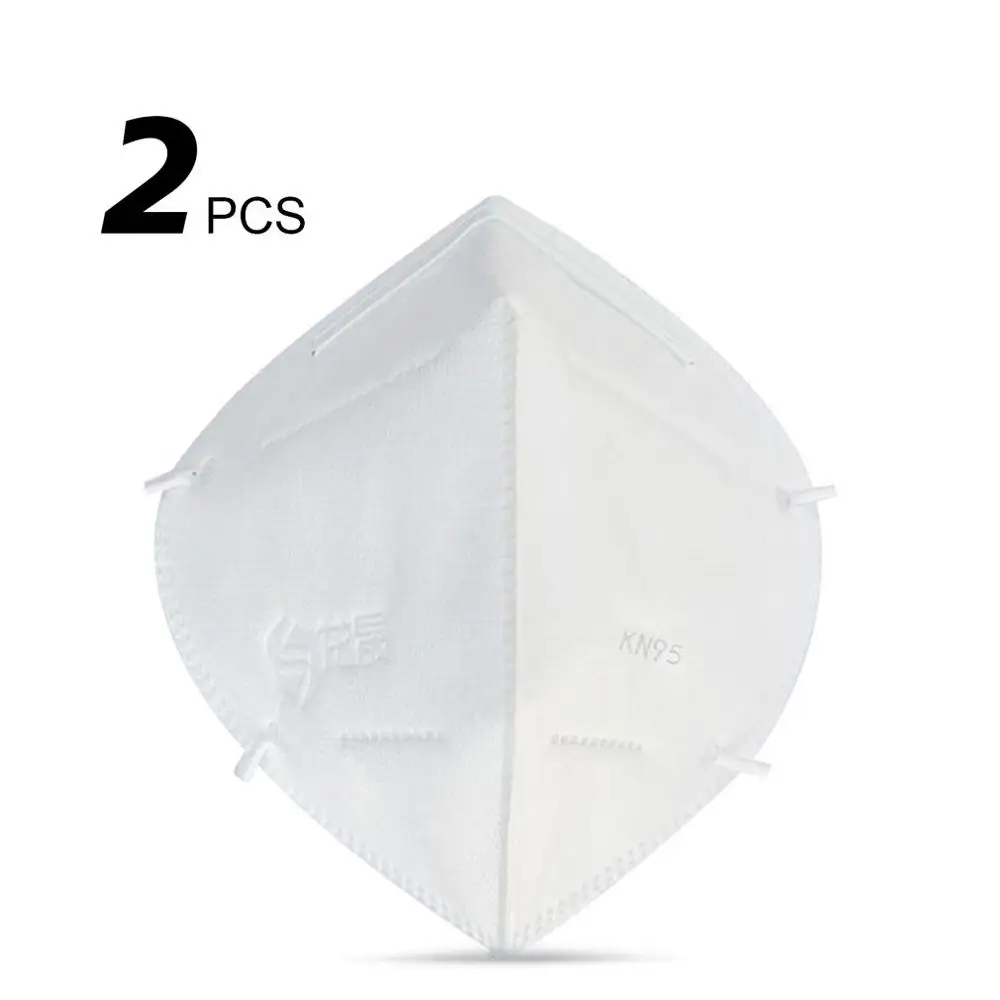 

2pcs children and adult N95 Mask Anti-Fog Disposable Dust Mask High Efficiency Filtration 3D Fitting