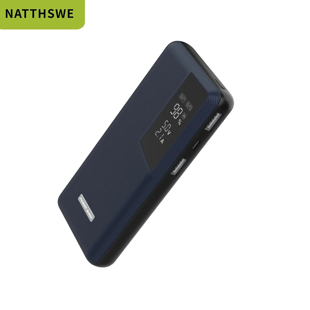 NATTHSWE 16000mAh зарядное устройство Внешний аккумулятор для iPhone11 X samsung huawei