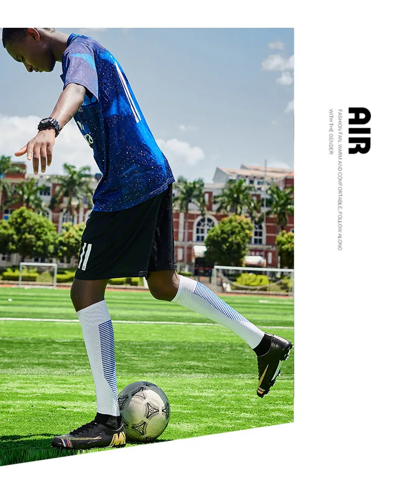 Уличная обувь для футбола для мужчин длинные шипы Futsal футбольные бутсы обувь высокие ботильоны тренировочные кроссовки chuteiras futebol