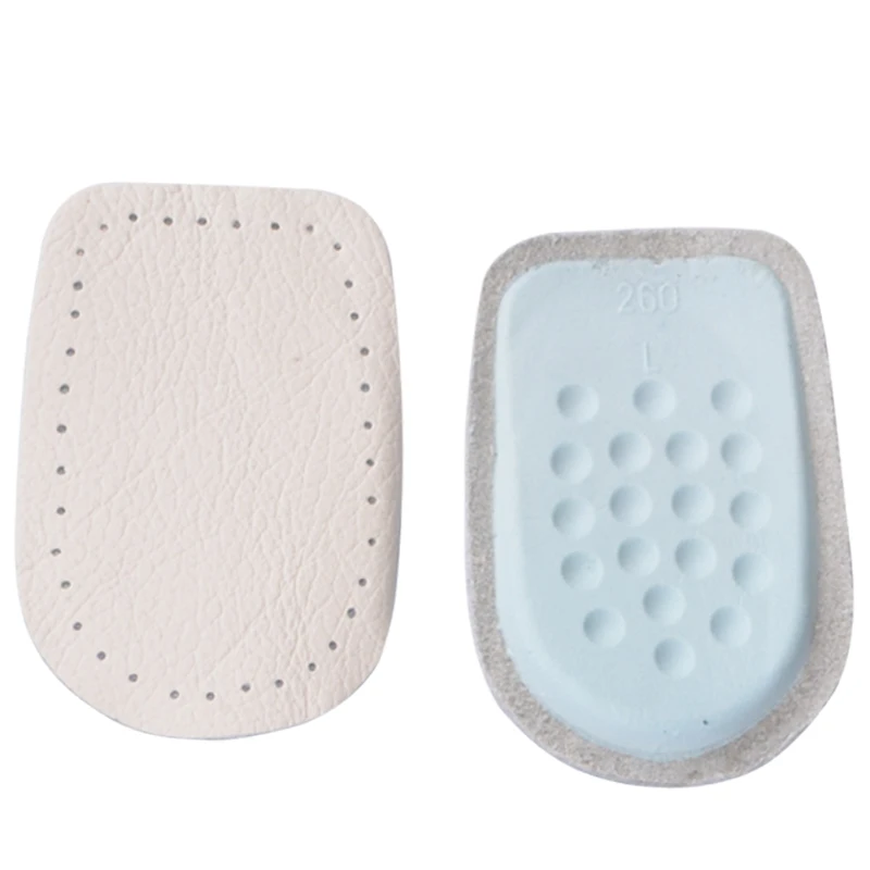 Стельки для обуви из натуральной кожи стельки подушек на пятке массажные вставки