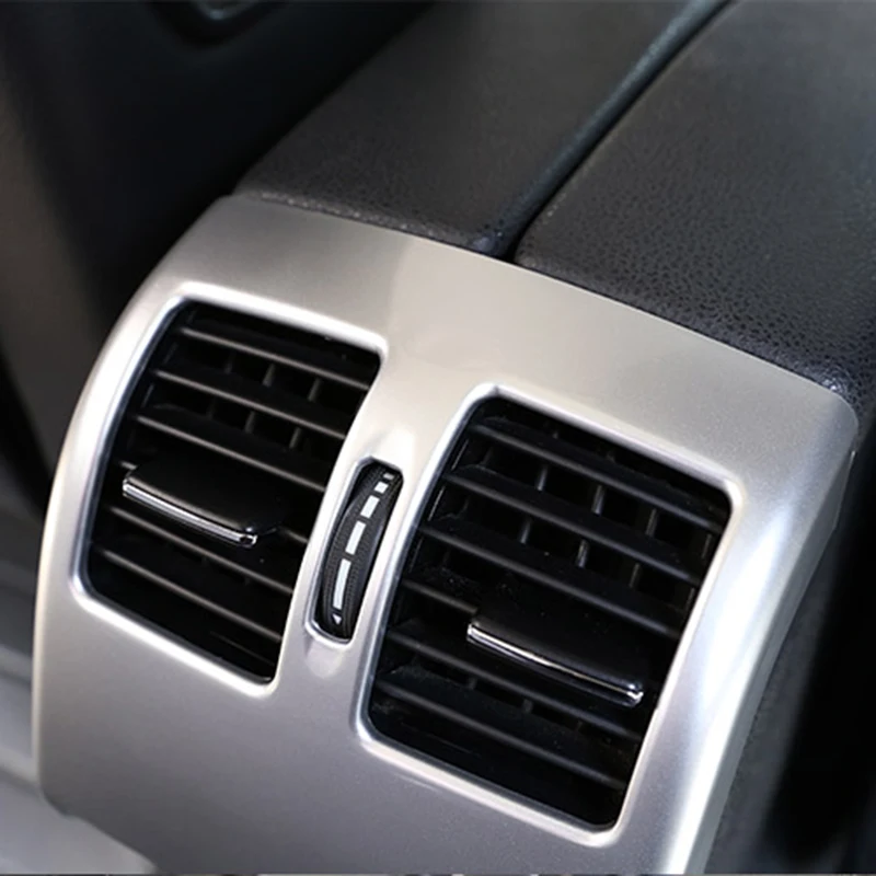 Car Rear Air Conditioning Vent Decorative Frame Trim Car Style For Mercedes Benz C Class W204 2008-2013