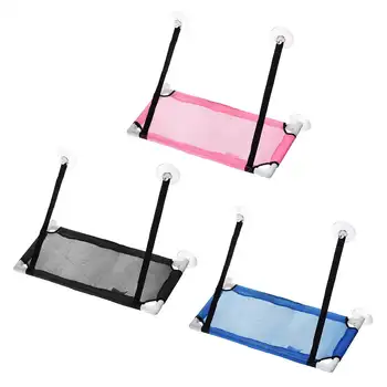 

Pet Cat Hammock Basking Window Mounted Seat Home Suction Cup Hanging Bed Mat Lounge Cats Supplies 3 Colors 10Kg Loading