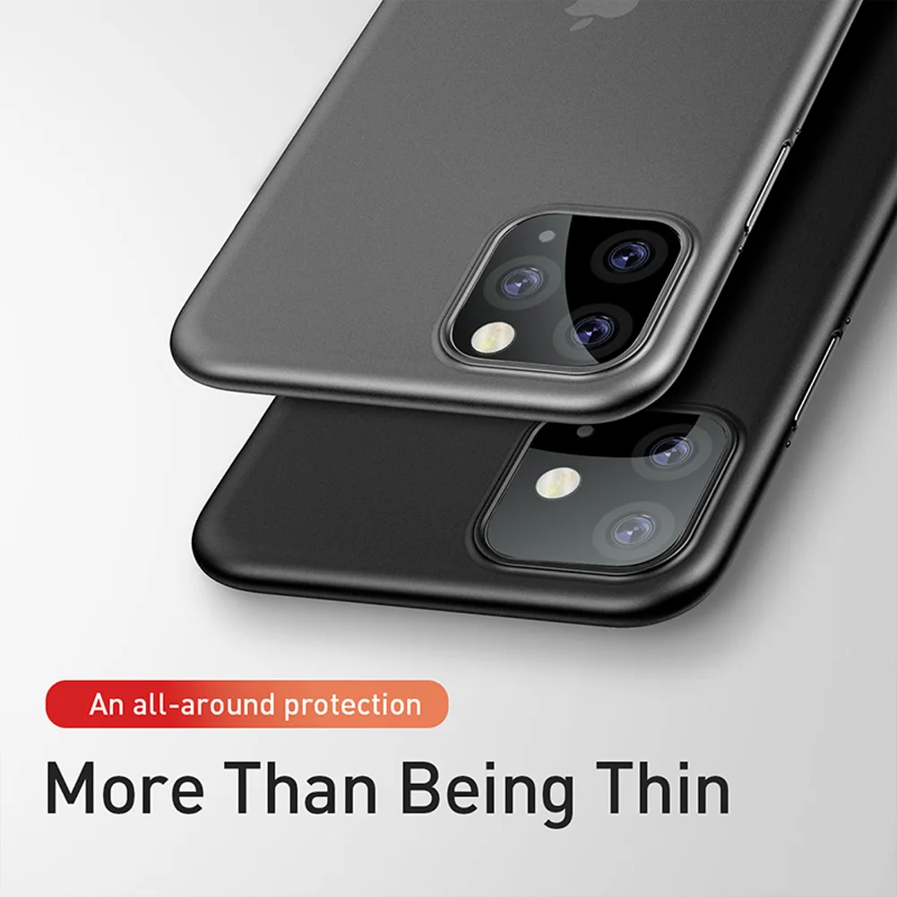 Тонкий Ультратонкий Оригинальный полипропиленовый чехол для iPhone 11 Pro Max 2019 полный