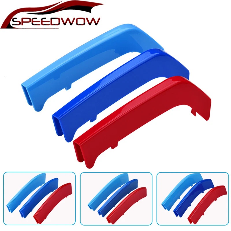 SPEEDWOW 3 шт. 3D накладка на переднюю решетку автомобиля Накладка для автоспорта