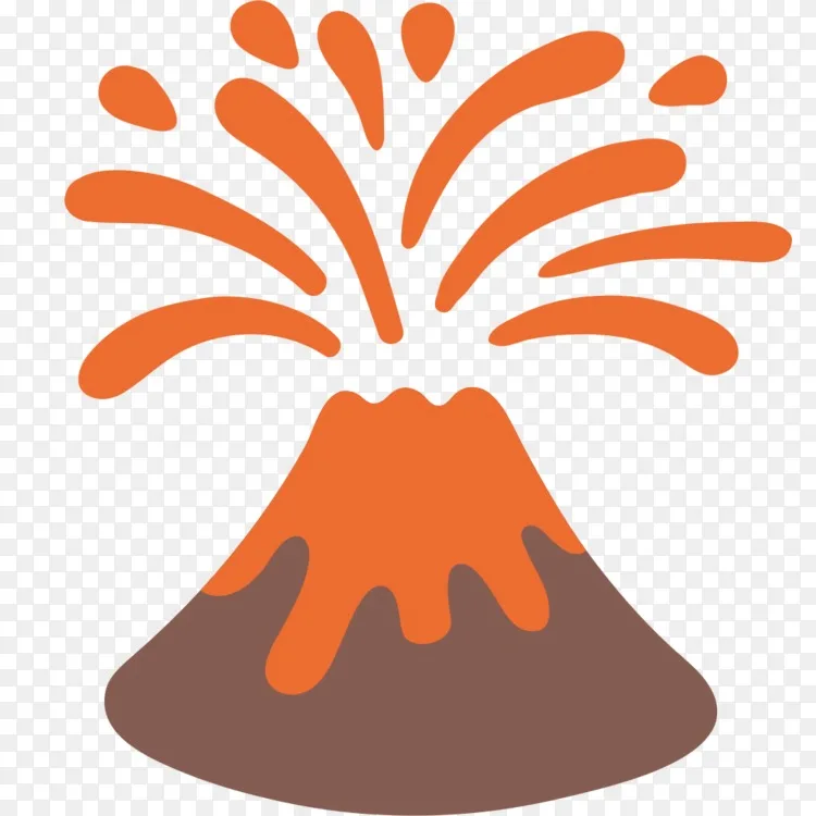 表情符号火山气球热点android图钉!-火山