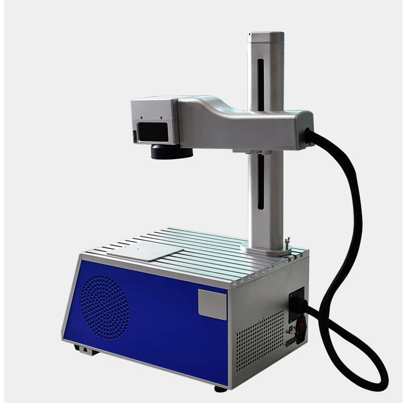 Новая интеллектуальная волоконная лазерная маркировочная машина портативная гравировальная Машина Для Маркировки Ювелирных изделий штрих-кодом