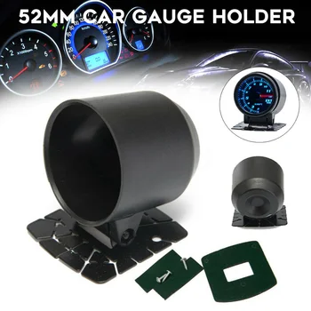 

2 Boost Oil Water Temp Single Meter Gauge Holder Kit Shell Dash Mount Cup Black