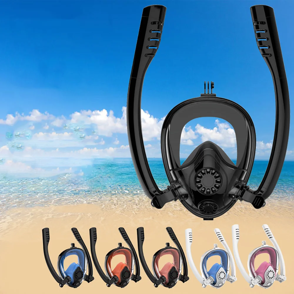 

Diving Mask Scuba Mask Underwater Anti Fog Full Face Snorkeling Mask Women Men Kids Swimming Snorkel Diving Equipment
