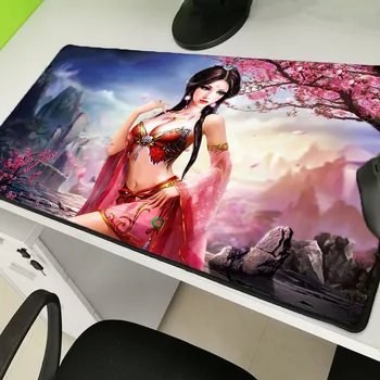 

Yuzuoan Anime Sexy Beautiful Girl Mousepad High Quality Non-slip Natural Rubber Mouse Pad 40x90cm 30x60cm