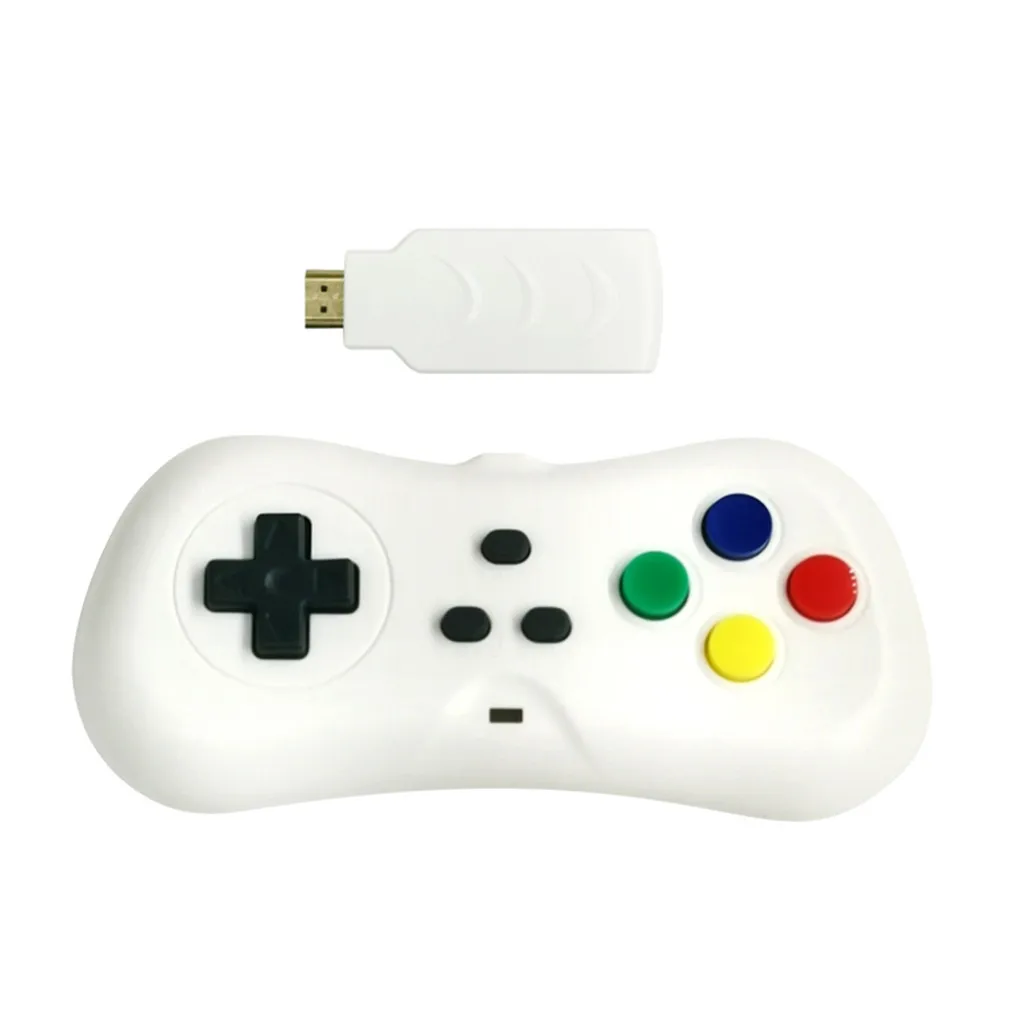 New Wireless game controller 2.4G Wireless Game Controller Gamepad Built In 200 Games Plug directly Into TV#guahao - Цвет: White