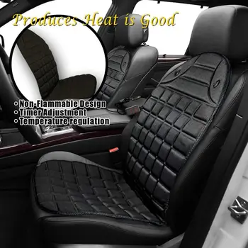 

12V 2Pcs Car Heating Seat Cover Winter Heater Cushion Warmer Car Covers Seat Pad Temperature Controlled Auto Seat Accessories