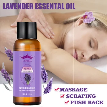 

10ml-30ml Natural Plant Therapy Lymphatic Drainage lavender Natural Anti Aging Essential Oils SPA Body Massage Oil