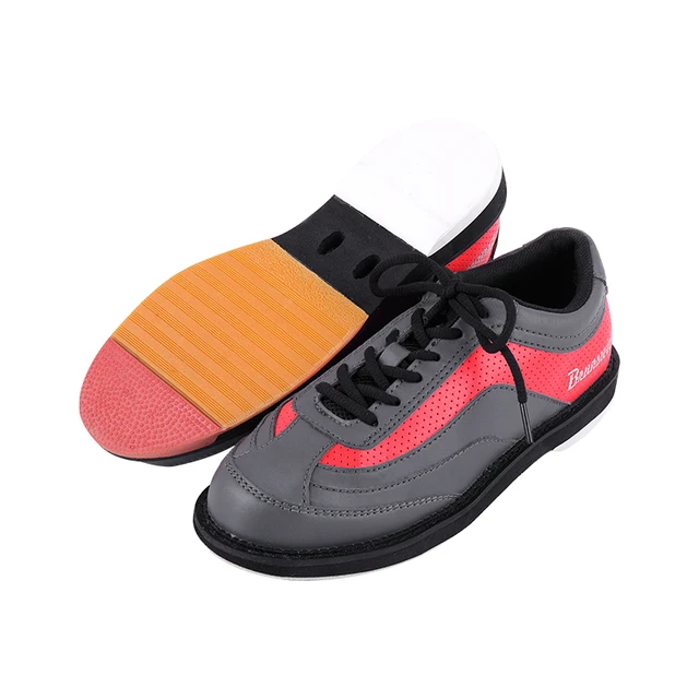 US $52.97 Men Breathable Bowling Shoes Skidproof Sole Sneakers Women Leather Lightweight AntiSlip Trainers W