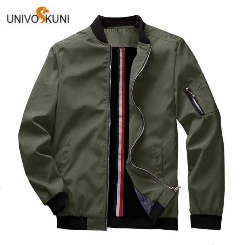 

Spring New Men's Bomber Zipper Jacket Male Casual Streetwear Hip Hop Slim Fit Pilot Coat Men Clothing US Size Up to 3XL Q6099