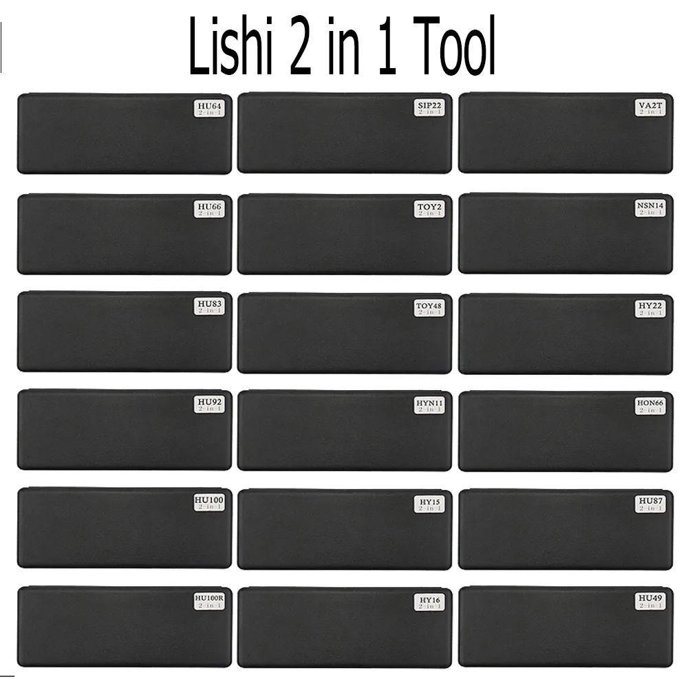 

Lishi Tool 2 em 1 Pick Tool HU101 HU66 HU83 HU101HU92 HU100R HU83 TOY48 HY22 GT15 NSN14 SIP22 Car Tool for Locksmith