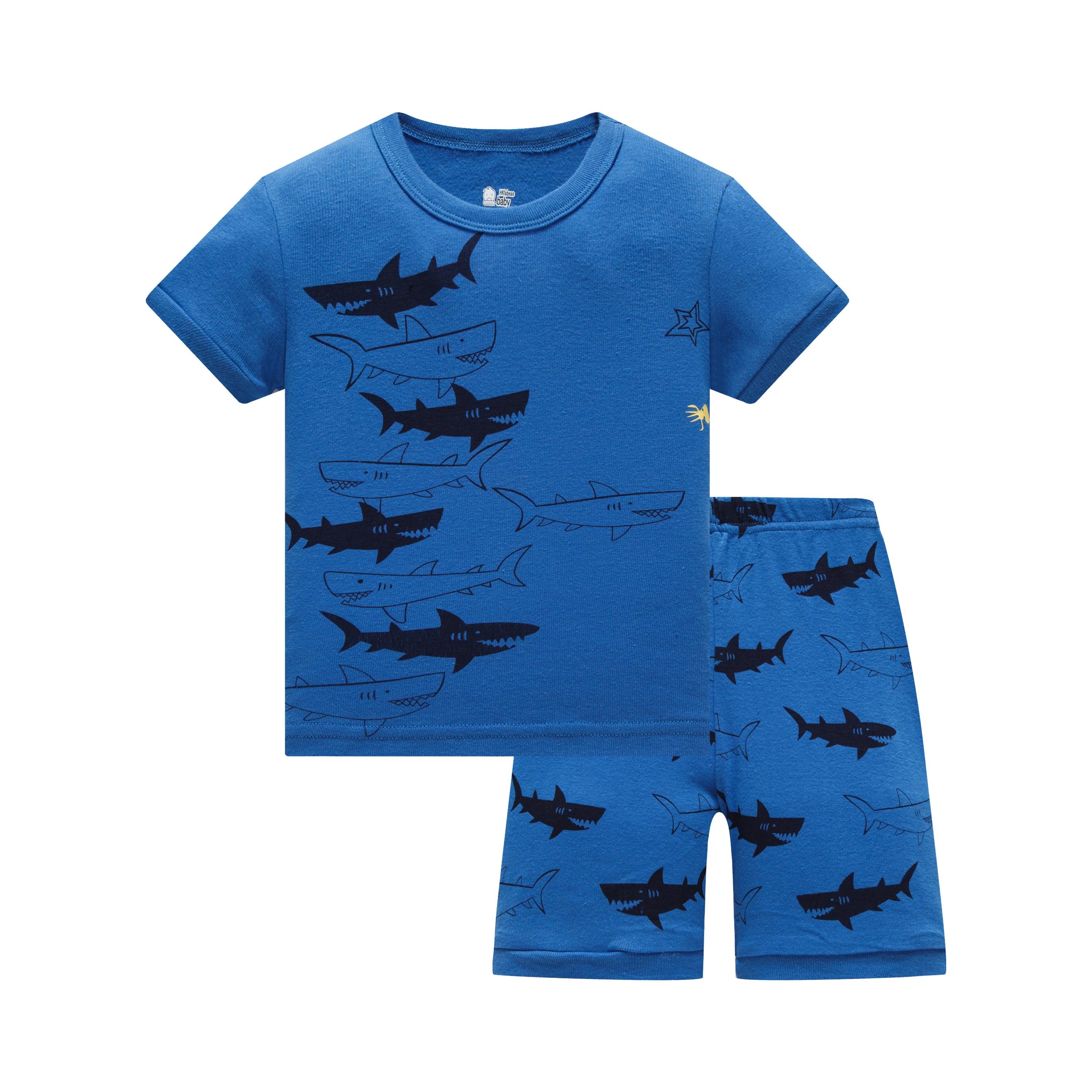 Plane 2021 Summer Children's Pajamas Boys Pijamas Suits Kids Tee Shirts Tops Trouser Pyjamas Sale Items