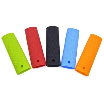 

Silicone Cast Iron Handle Cover, Heat Insulation Pot Handle Sleeve, Anti-Scalding Soft Elastic Handle Cover (5Pcs)