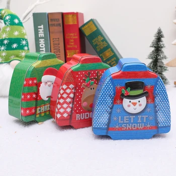 

Christmas Cookie Metal Nesting Tins With Holiday Print Designs Gift Containers Snack Exchange Boxes Holiday Goodie Home Decor