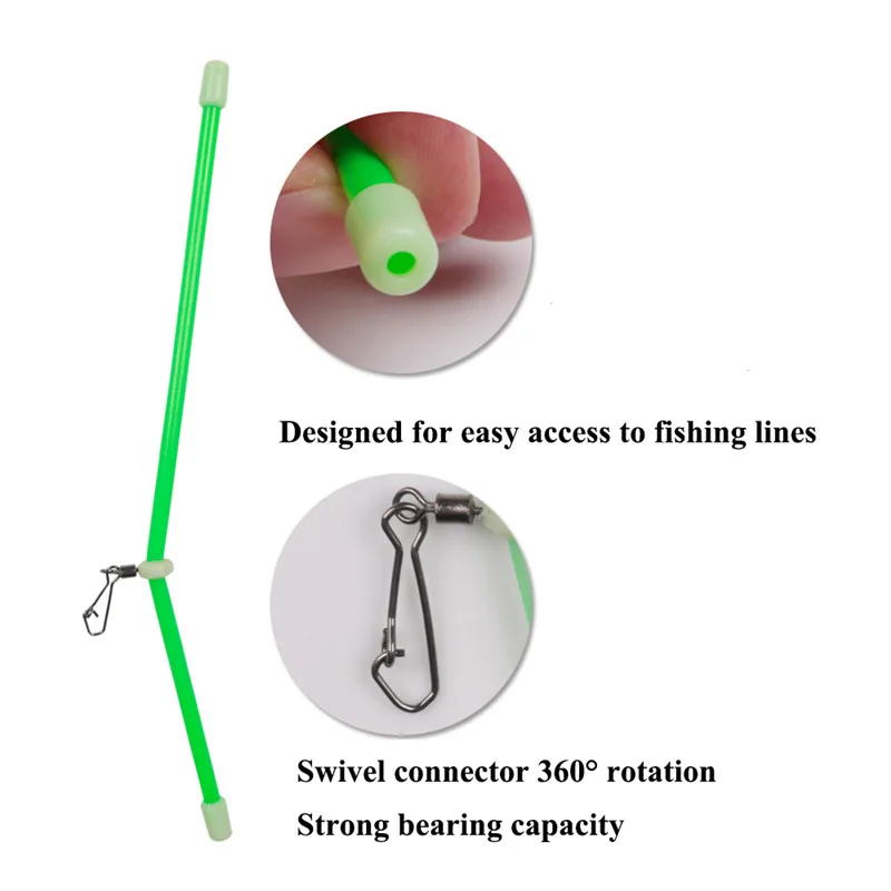 5 шт. светящиеся пластиковые рыболовные трубки балансировочный кронштейн рыболовные снасти соединитель для рыболовного баланса аксессуары рыболовные снасти инструменты