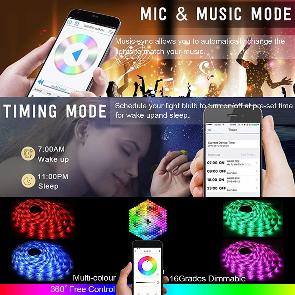 лента светодиодная диодная Гибкая неоновая Светодиодная RGB 5050 DC5V ТВ фоновое
