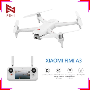 

FIMI A3 RC Drone FPV 1080P Camera Drone 1KM GPS RC Quadcopter 5.8G 2 Axis RC Helicopter for FIMI A3 Kit Gift for Children