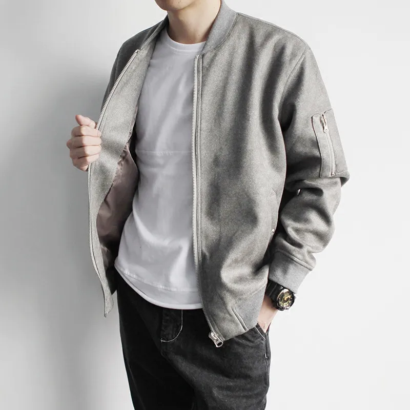 Man Grijs Casual Jas Slimbomber Jassen Mannen Bommenwerpers Homme Windjack Mannen Lente Herfst Heren Jassen Uitloper FYY278 Man Grijs Casual Jas Slimbomber Jassen Mannen Bommenwerpers Homme Windjack Mannen Lente Herfst Heren Jassen Uitloper FYY278
