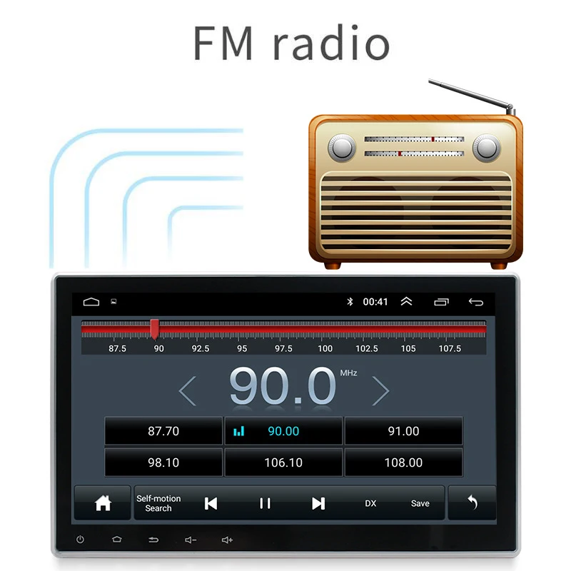 Flash Deal 9 Inch 2 Din Android 8.1 Car Universal Navigation HD Contact Screen Bluetooth GPS Navigation Multimedia 9