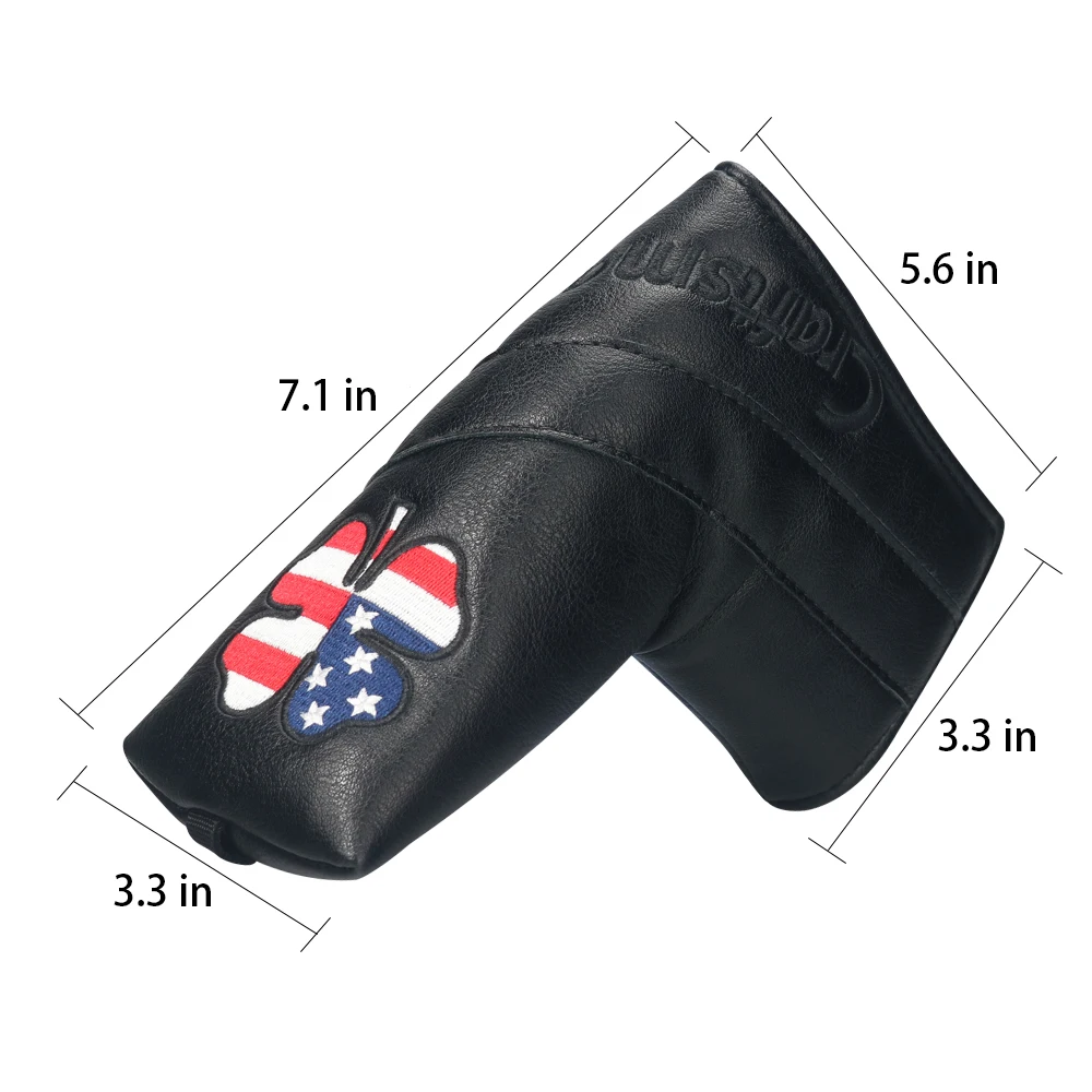 Golf Blade Putter Cover Ping с магнитным замком спортивный водонепроницаемый Флаг США