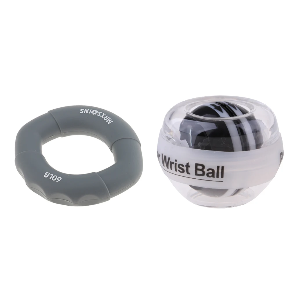 Auto-start Wrist Power Force Ball With Hand Grip Gripper Strength Trainer