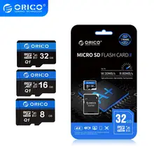 Карта памяти ORICO Micro SD, 8 ГБ, 16 ГБ, 32 ГБ, 80 МБ/с./с, Мини TF, автомобильная карта Micro SD, класс 10, флеш-карта памяти, 32 ГБ, TF карта для дрона Карта памяти ORICO Micro SD, 8 ГБ, 16 ГБ, 32 ГБ, 80 МБ/с./с, Мини TF, автомобильная карта Micro SD, класс 10, флеш-карта памяти, 32 ГБ, TF карта для дрона