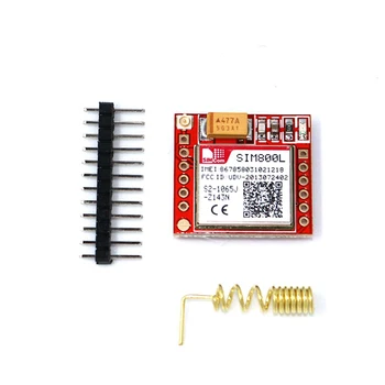 

A6-- Mini Smallest SIM800L GPRS GSM Module MicroSIM Card Core Wireless Board Quad-band TTL Serial Port
