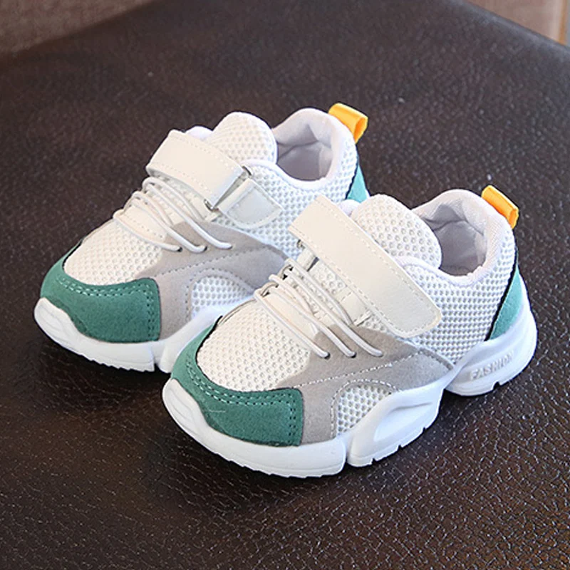 Детские кроссовки; спортивная обувь для бега для мальчиков и девочек; Повседневная сетчатая обувь для малышей; NSV775